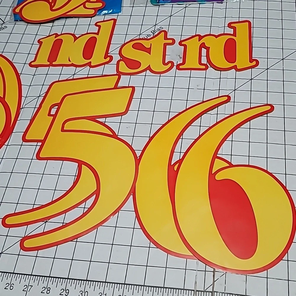 Birthday Banner and Numbers / Stickers‎ NWOT